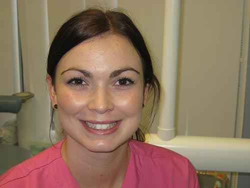 Sarah before treatment Sarah before treatment
